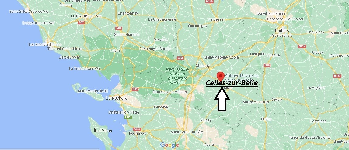 Où se situe Celles-sur-Belle (Code postal 79370)