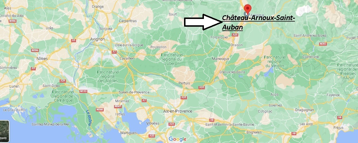Où se situe Château-Arnoux-Saint-Auban (Code postal 04600)
