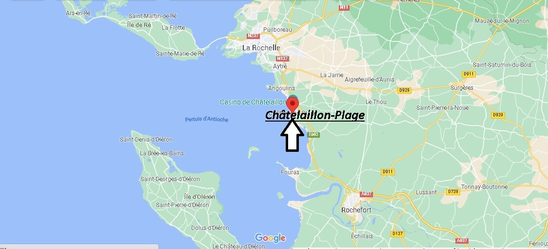 Où se situe Châtelaillon-Plage (Code postal 17340)