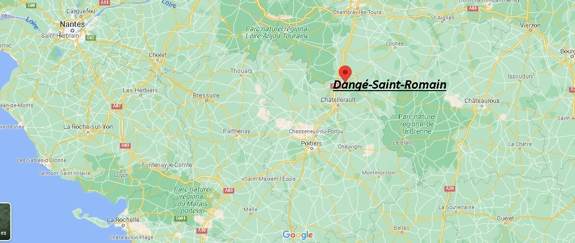 Où se situe Dangé-Saint-Romain (Code postal 86220)