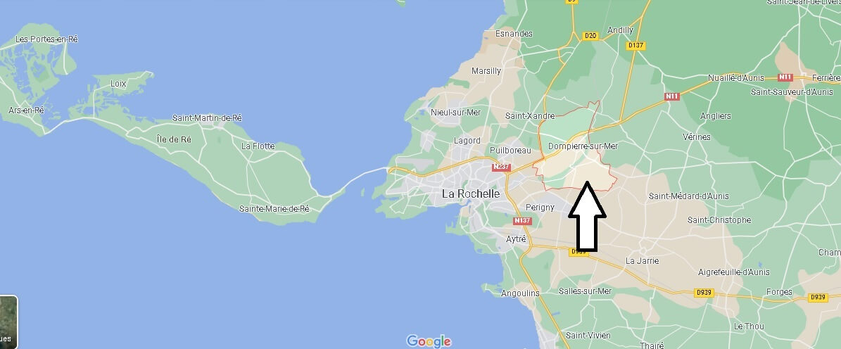 Où se situe Dompierre-sur-Mer (Code postal 17139)