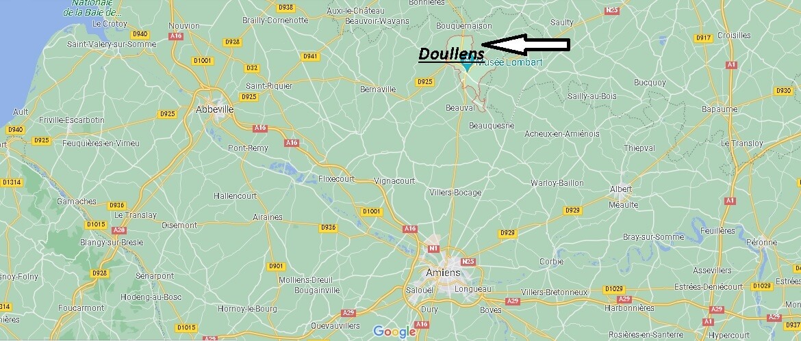 Où se situe Doullens (Code postal 80600)