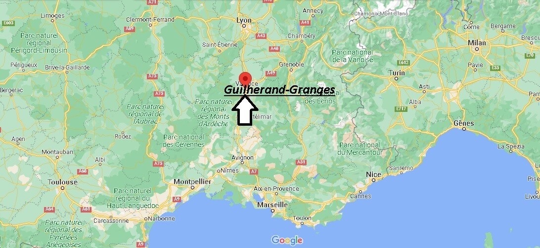 Où se situe Guilherand-Granges (Code postal 07500)