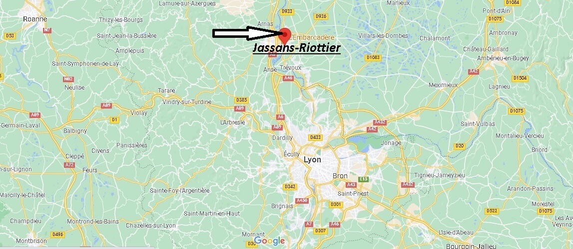 Où se situe Jassans-Riottier (Code postal 01480)