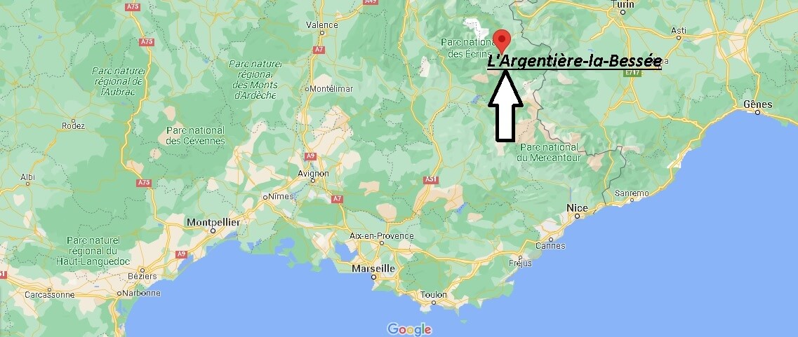 Où se situe L'Argentière-la-Bessée (Code postal 05120)