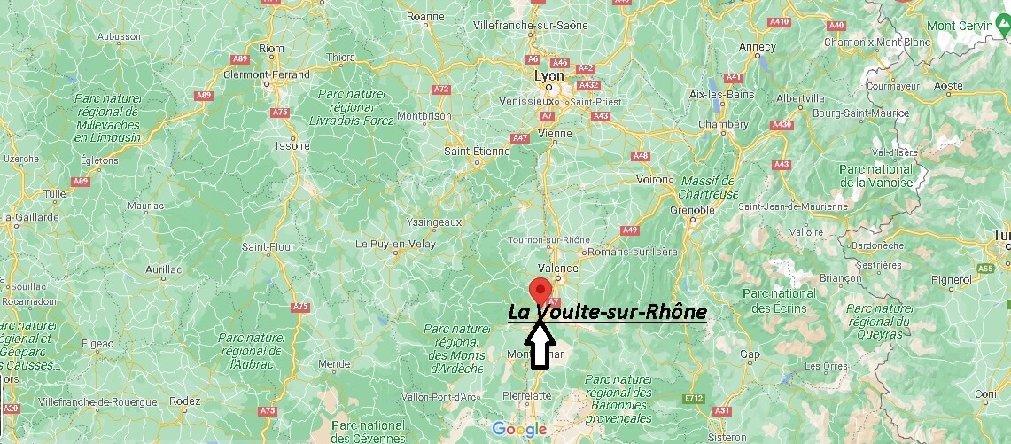 Où se situe La Voulte-sur-Rhône (Code postal 07800)