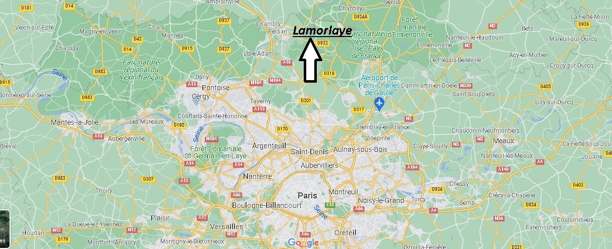 Où se situe Lamorlaye (Code postal 60260)