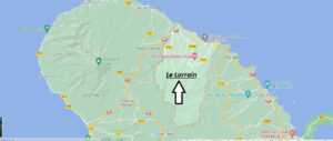 Où se situe Le Lorrain (Code postal 97214)