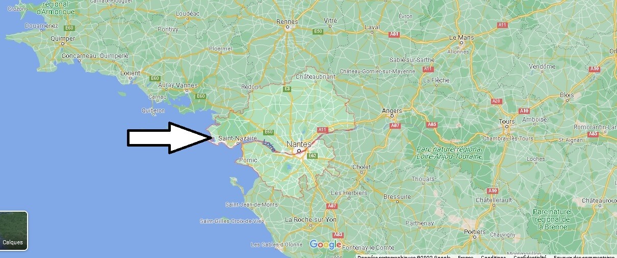 Où se situe Loire-Atlantique (Code postal 44)