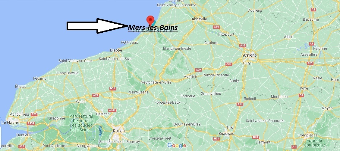 Où se situe Mers-les-Bains (Code postal 80350)