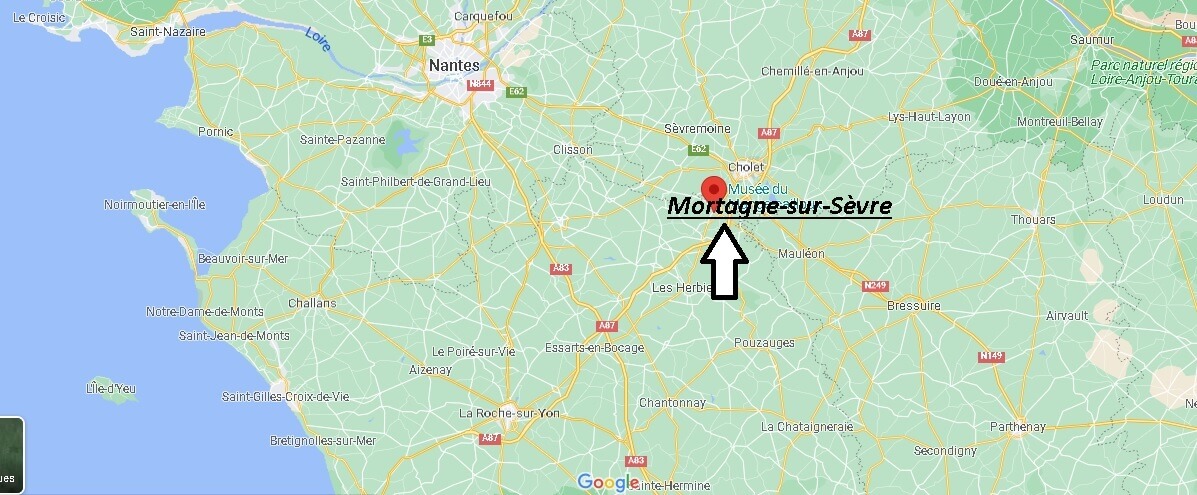Où se situe Mortagne-sur-Sèvre (Code postal 85290)