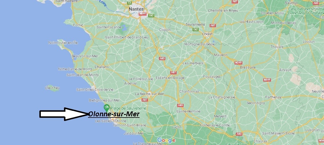 Où se situe Olonne-sur-Mer (Code postal 85340)