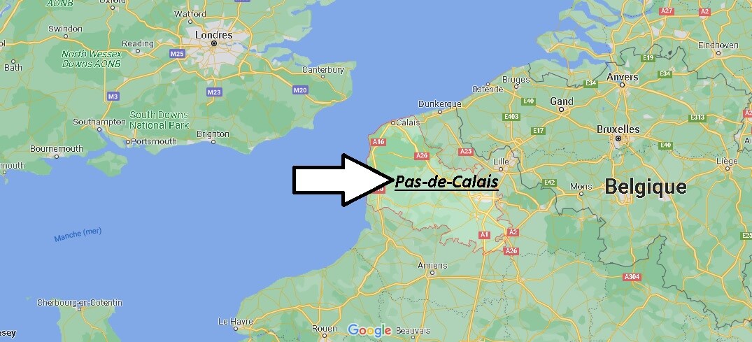 Où se situe Pas-de-Calais