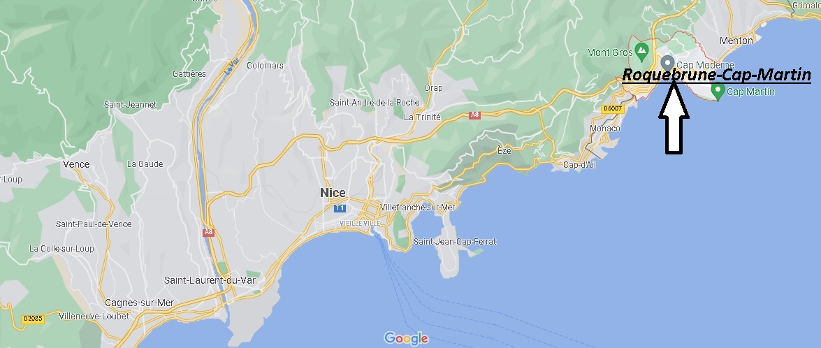 Où se situe Roquebrune-Cap-Martin (Code postal 06190)