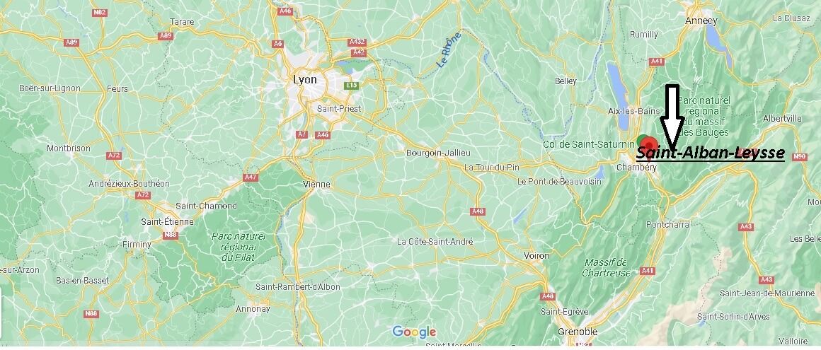 Où se situe Saint-Alban-Leysse (Code postal 73230)