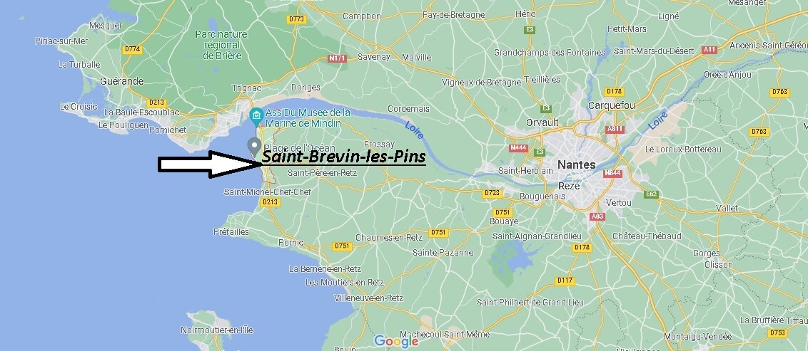 Où se situe Saint-Brevin-les-Pins (Code postal 44250)