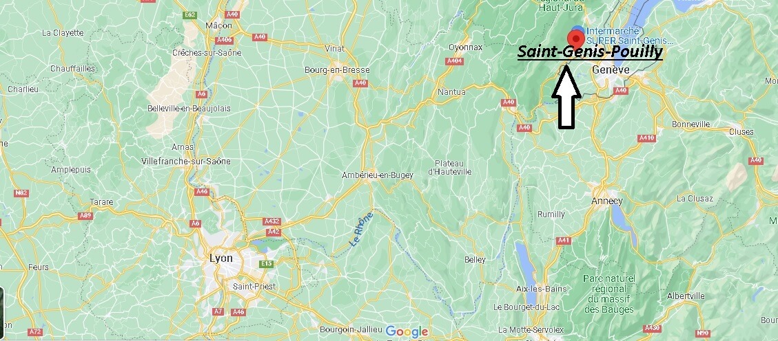 Où se situe Saint-Genis-Pouilly (Code postal 01630)