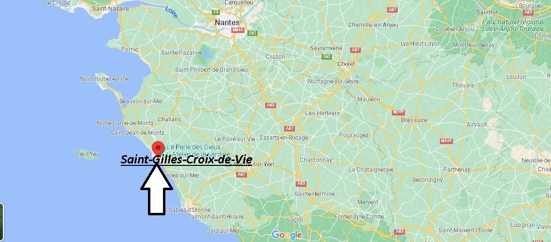 Où se situe Saint-Gilles-Croix-de-Vie (Code postal 85800)