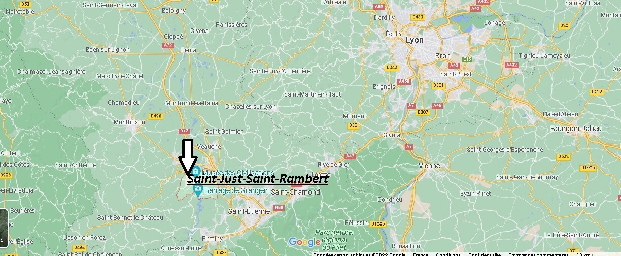 Où se situe Saint-Just-Saint-Rambert (Code postal 42170)