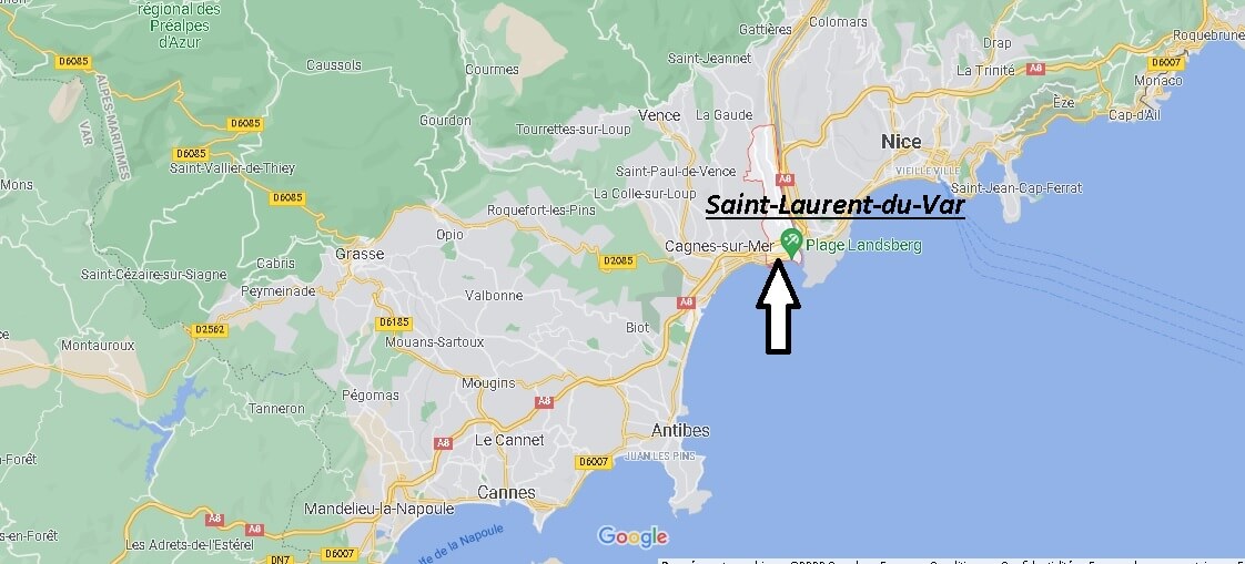 Où se situe Saint-Laurent-du-Var (Code postal 06700)