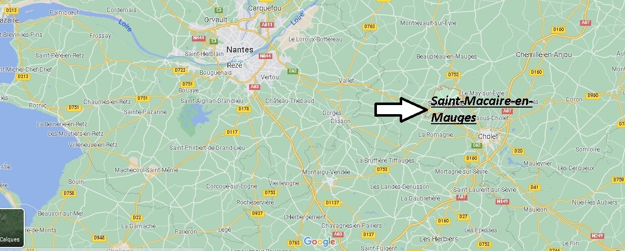Où se situe Saint-Macaire-en-Mauges (Code postal 49450)