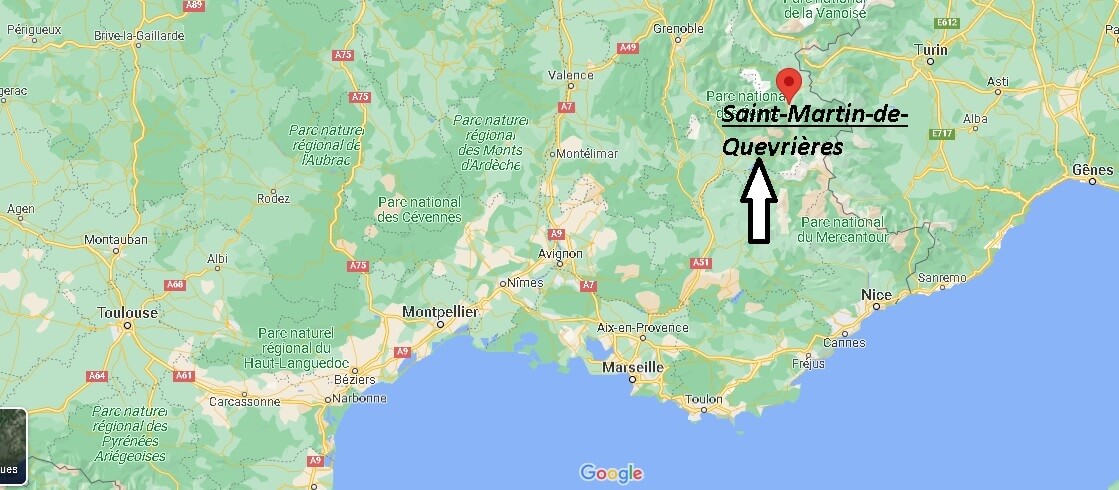 Où se situe Saint-Martin-de-Queyrières (Code postal 05120)