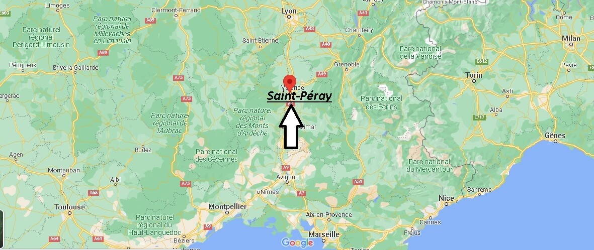 Où se situe Saint-Péray (Code postal 07130)