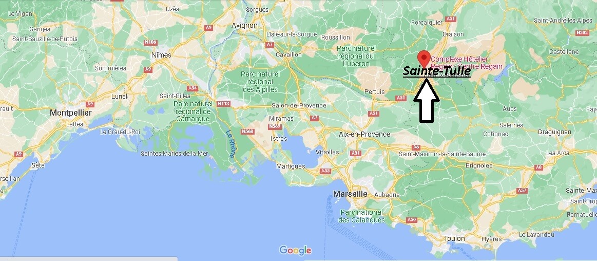Où se situe Sainte-Tulle (Code postal 04220)