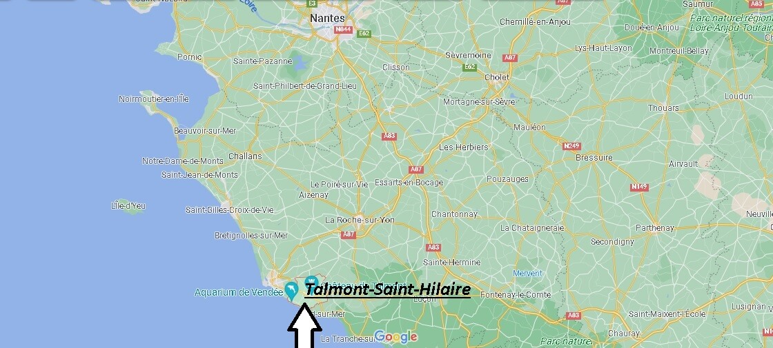 Où se situe Talmont-Saint-Hilaire (Code postal 85440)
