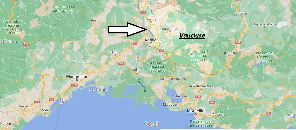 Où se situe Vaucluse (Code postal 84)