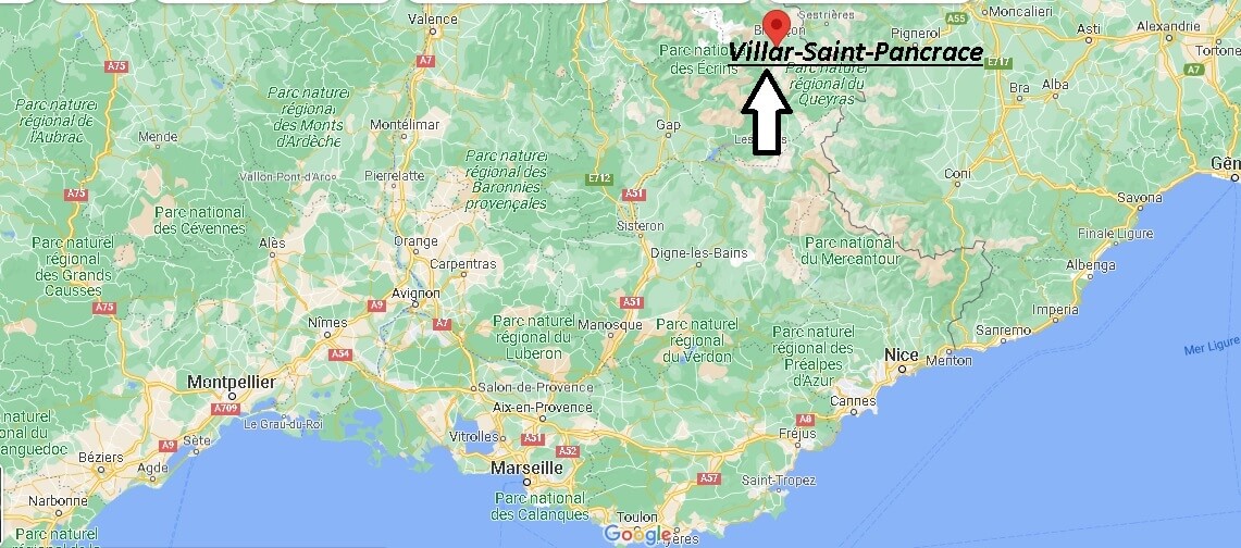 Où se situe Villar-Saint-Pancrace (Code postal 05100)