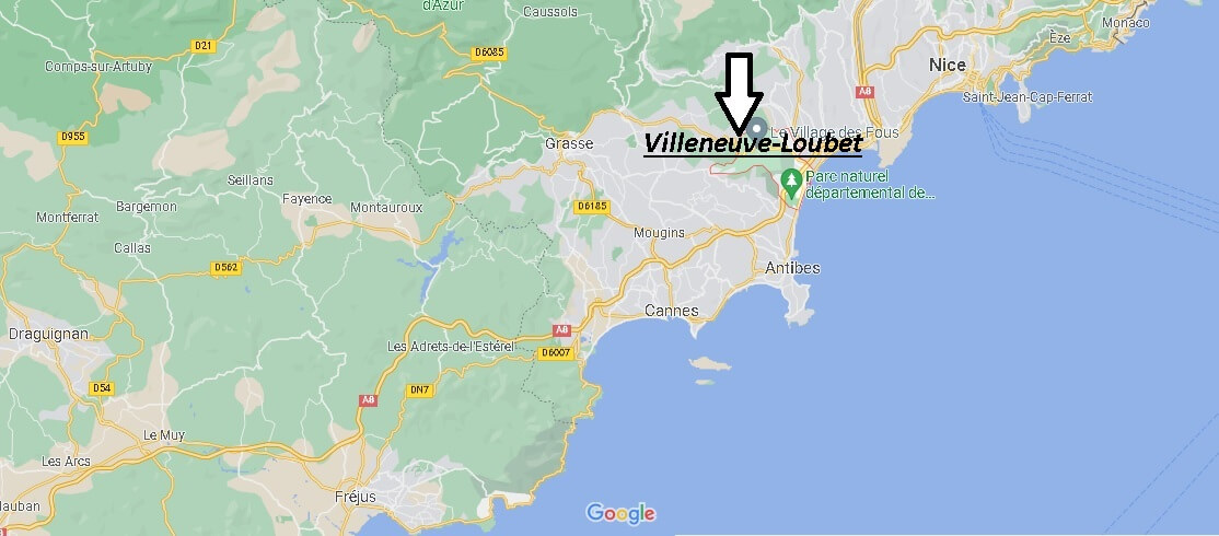 Où se situe Villeneuve-Loubet (Code postal 06270)