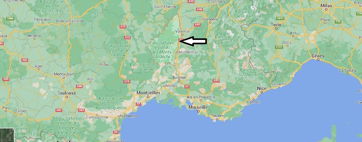 Où se situe l'Ardèche