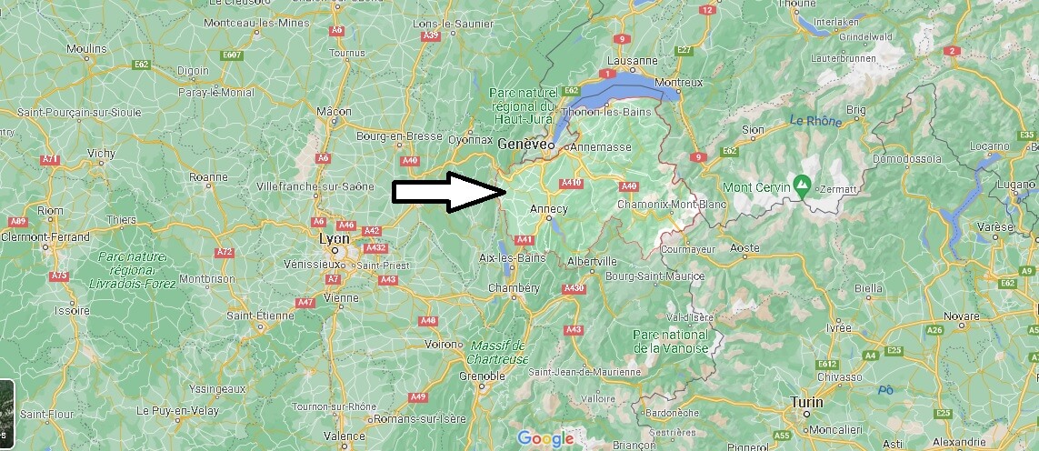 Où se situe la Haute-Savoie en France