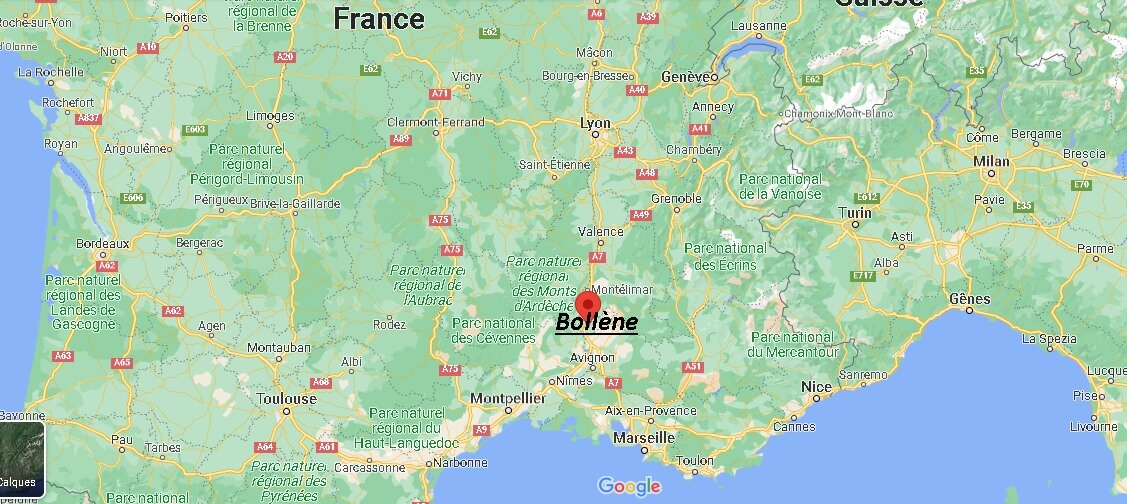 Où se trouve Bollène