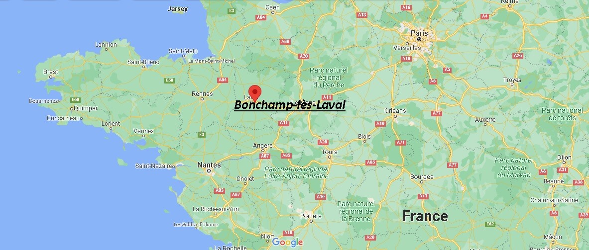 Où se trouve Bonchamp-lès-Laval