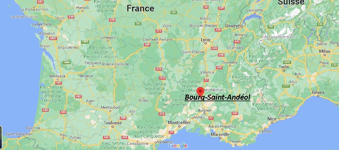 Où se trouve Bourg-Saint-Andéol