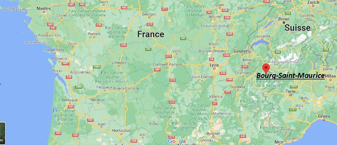 Où se trouve Bourg-Saint-Maurice