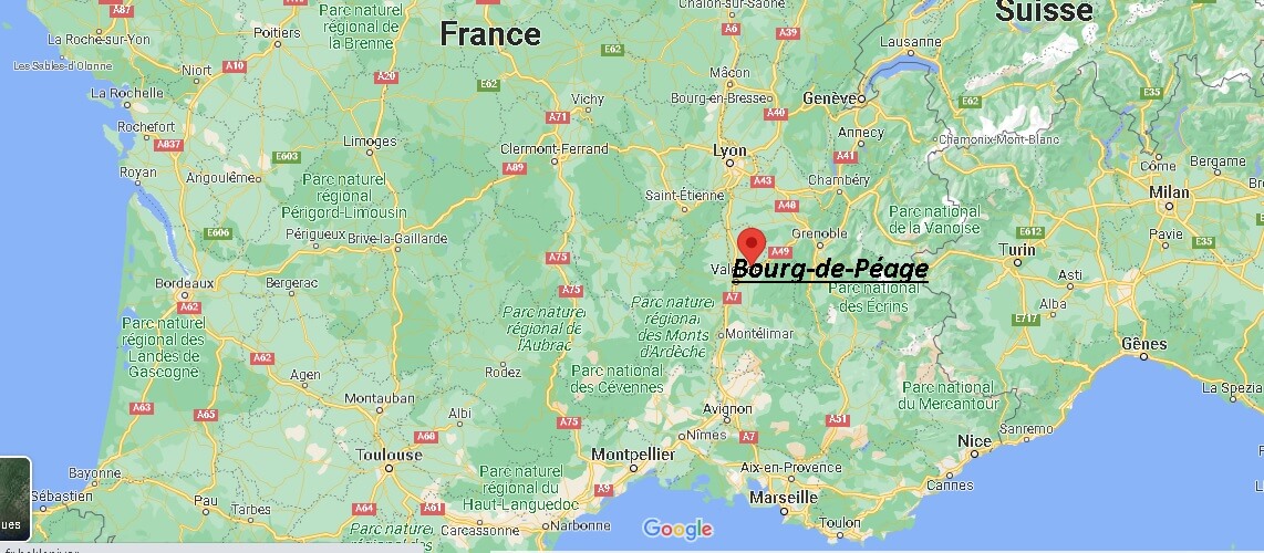 Où se trouve Bourg-de-Péage