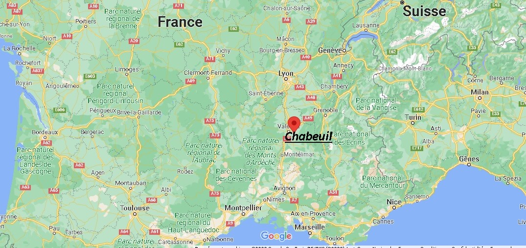 Où se trouve Chabeuil