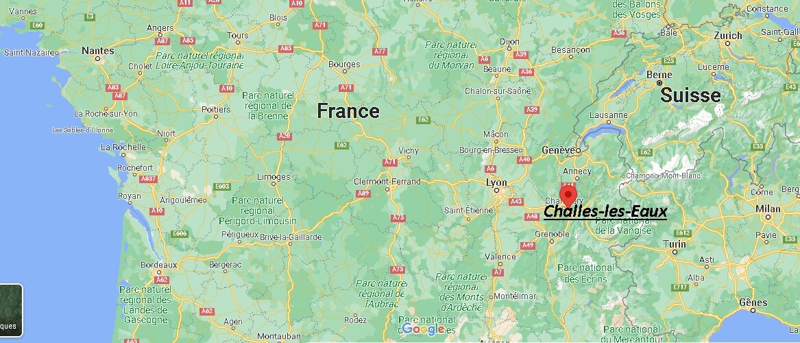 Où se trouve Challes-les-Eaux