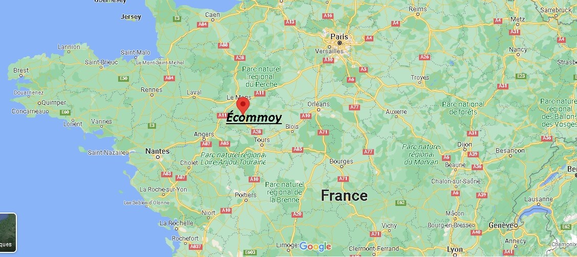 Où se trouve Écommoy