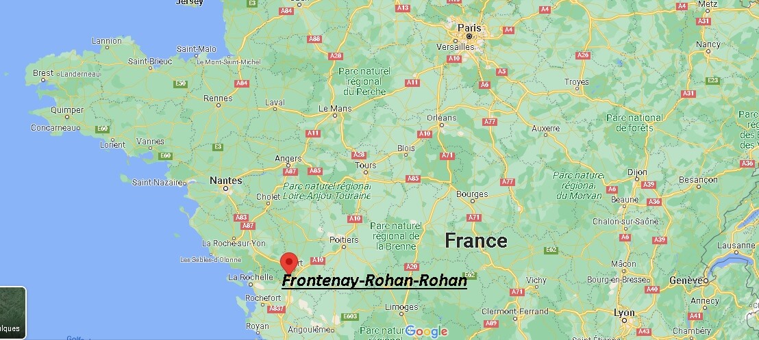 Où se trouve Frontenay-Rohan-Rohan