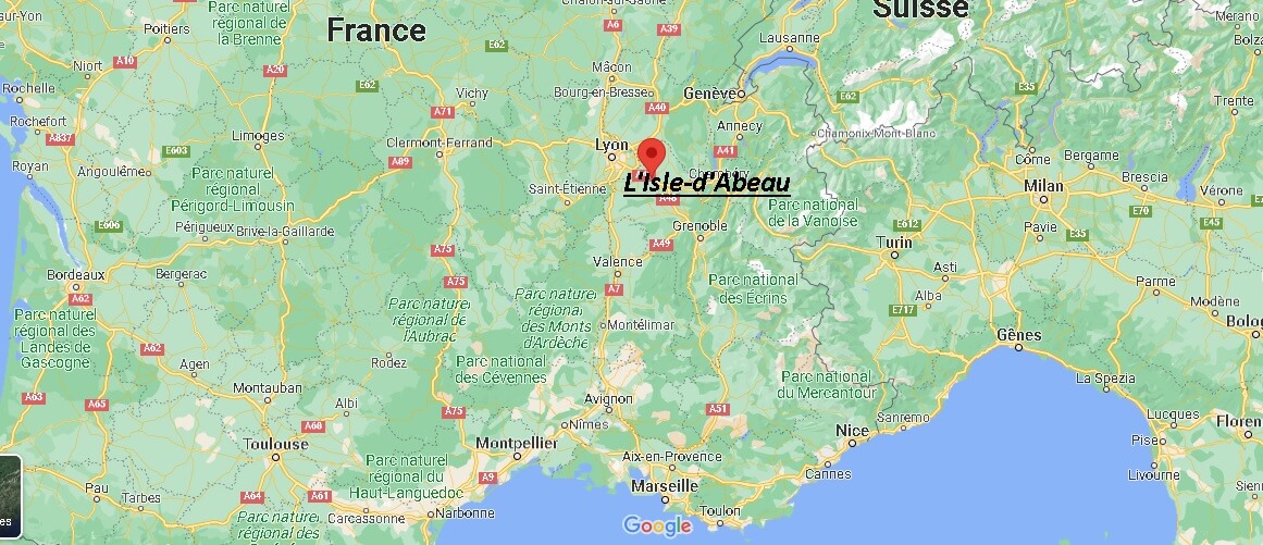 Où se trouve L'Isle-d'Abeau