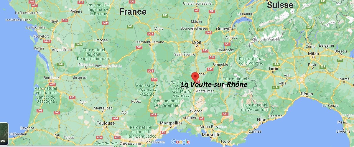 Où se trouve La Voulte-sur-Rhône