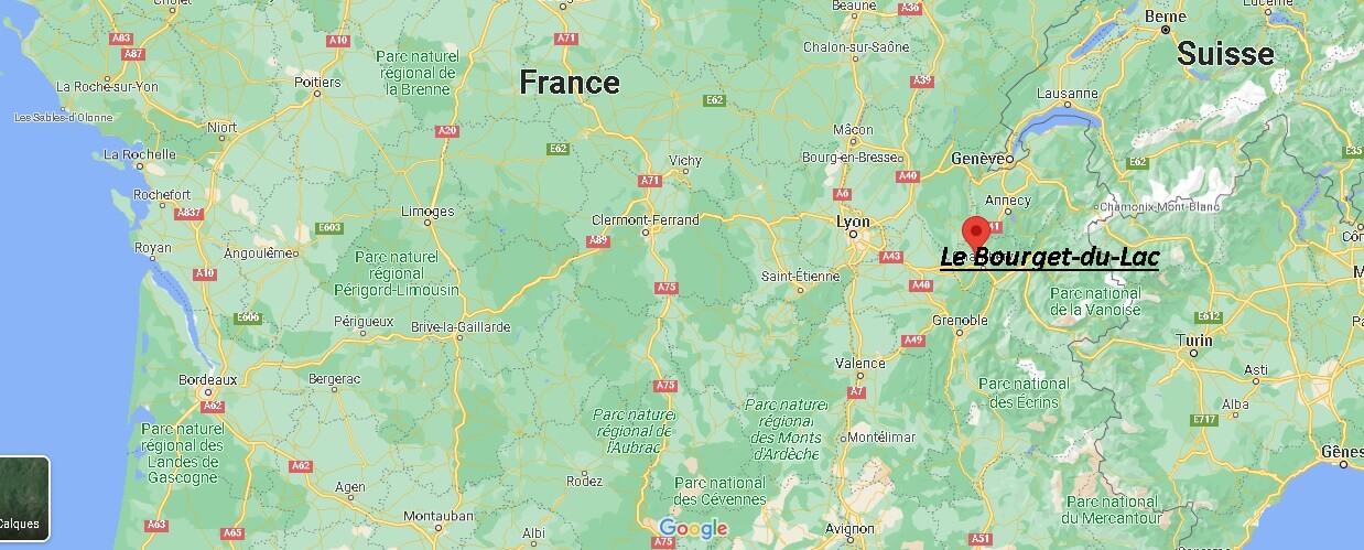 Où se trouve Le Bourget-du-Lac
