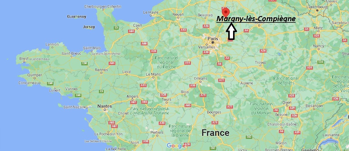 Où se trouve Margny-lès-Compiègne