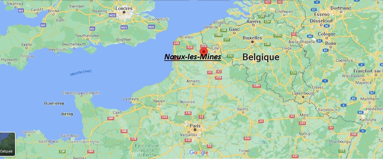 Où se trouve Nœux-les-Mines
