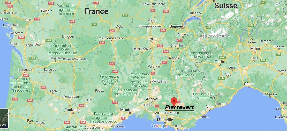 Où se trouve Pierrevert