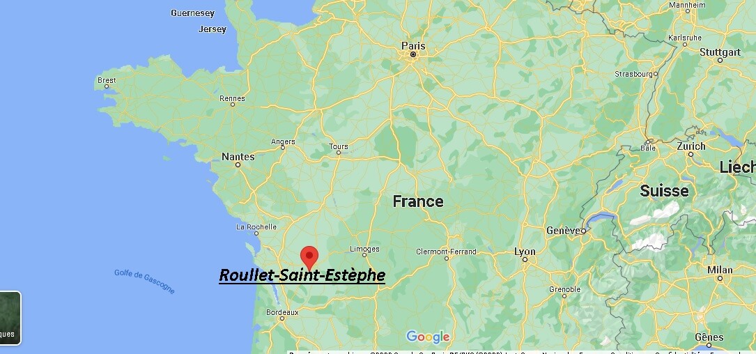 Où se trouve Roullet-Saint-Estèphe